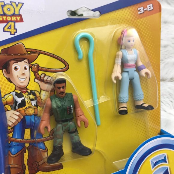 [Imaginext] Toy Story 4 Combat Carl & Bo Beep Figures Disney Pixar - Picture 1 of 6